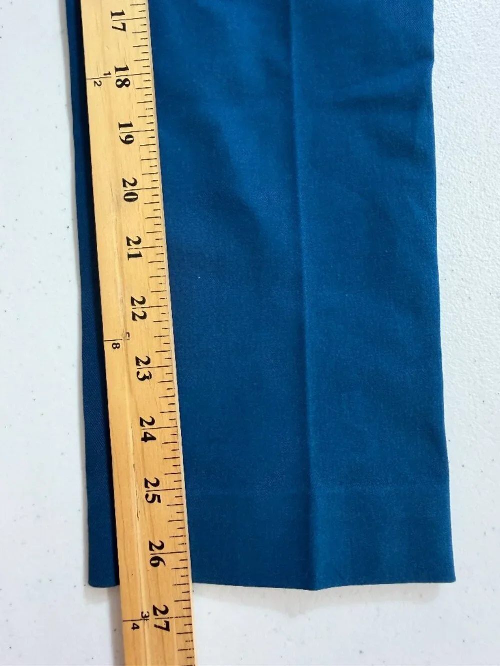 Kate Spade Saturday The Pipeline Pant Peacock Blue Ankle Pants Size 00 NWT